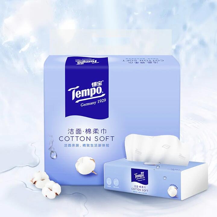 Tempo Soft Cotton Towels, 90 Sheets per Pack, 3 Packs Included Gourmet Grocer Tempo Soft Cotton Towels, 90 Sheets per Pack, 3 Packs Included
