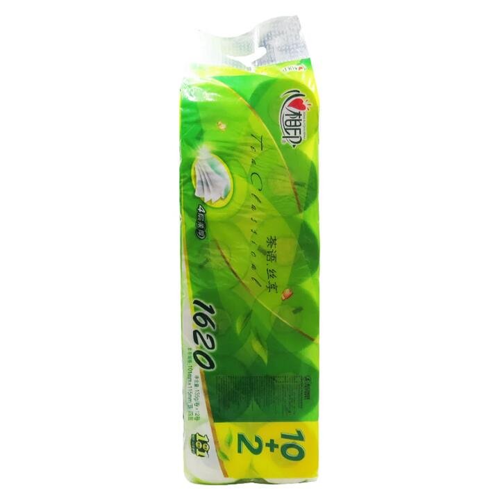 Hearttex Tea Language Silk Enjoy 4-Ply Roll Paper 135g*12 Rolls Gourmet Grocer Hearttex Tea Language Silk Enjoy 4-Ply Roll Paper 135g*12 Rolls