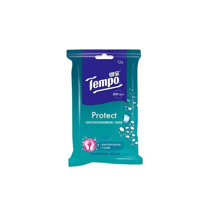 Tempo Antibacterial Wet Wipes, 12 Pieces Gourmet Grocer Tempo Antibacterial Wet Wipes, 12 Pieces