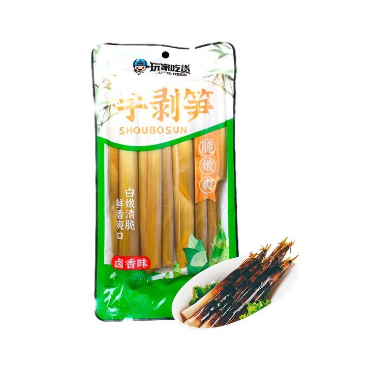 Player's Foodie Hand-Peeled Bamboo Shoots - Braised Flavor, 200g