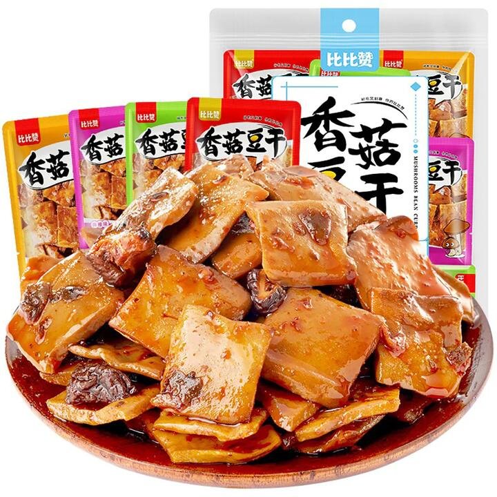 Bibizan Mixed Flavor Mushroom Tofu Snack – 250g Gourmet Grocer Bibizan Mixed Flavor Mushroom Tofu Snack - 250g