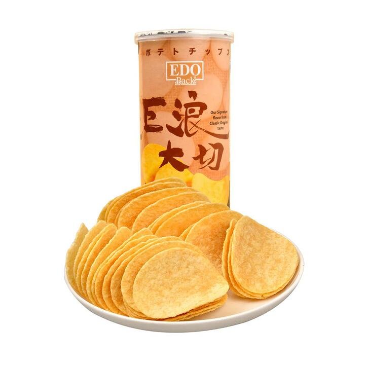 EDO Pack Giant Wave Potato Chips - Classic Original Flavor, 150g