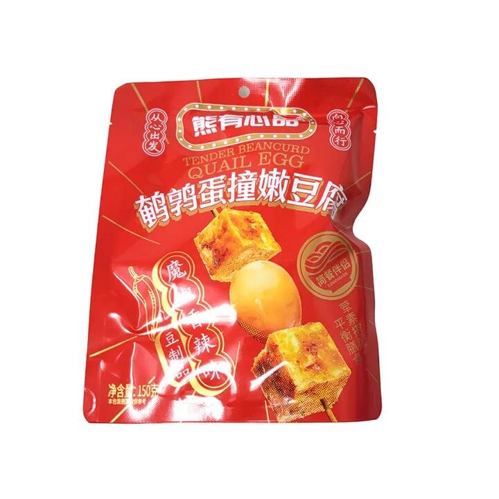 Bear Heart Spicy Quail Egg and Tender Tofu – 150g Gourmet Grocer Bear Heart Spicy Quail Egg and Tender Tofu - 150g