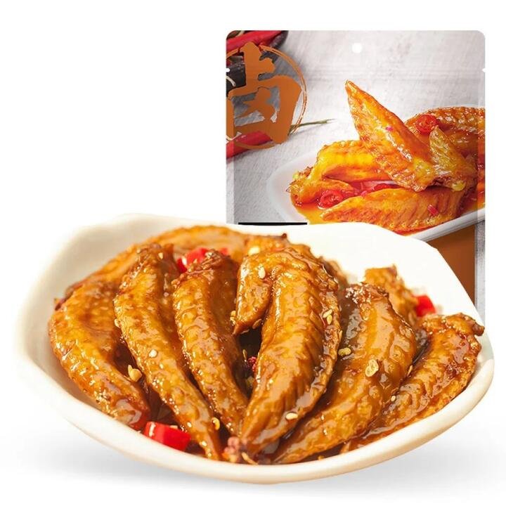 Xiao Hu Duck Spicy Chicken Wing Tips – 108g Gourmet Grocer Xiao Hu Duck Spicy Chicken Wing Tips - 108g