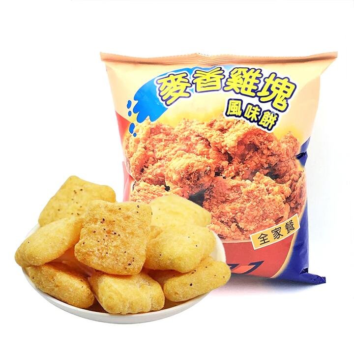 Da Tong Chicken Nugget Flavored Crackers - 60g