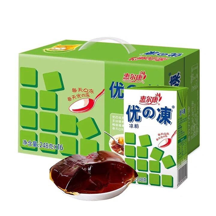 Weierkang Frozen Grass Jelly – 248g x 16 Packs Gourmet Grocer Weierkang Frozen Grass Jelly - 248g x 16 Packs