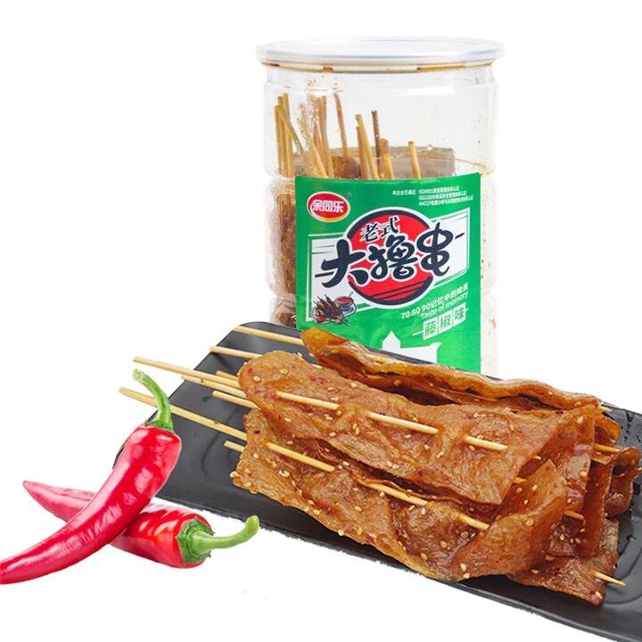 Yutongle Traditional Skewered Snacks – Sichuan Pepper Flavor, 228g Gourmet Grocer Yutongle Traditional Skewered Snacks - Sichuan Pepper Flavor, 228g