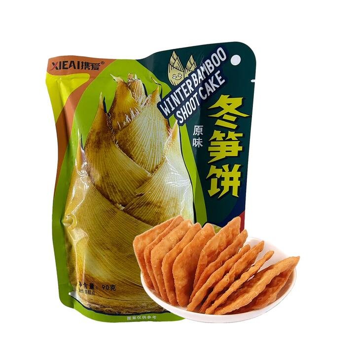 Xieai Original Flavor Winter Bamboo Shoot Cake – 90g Gourmet Grocer Xieai Original Flavor Winter Bamboo Shoot Cake - 90g