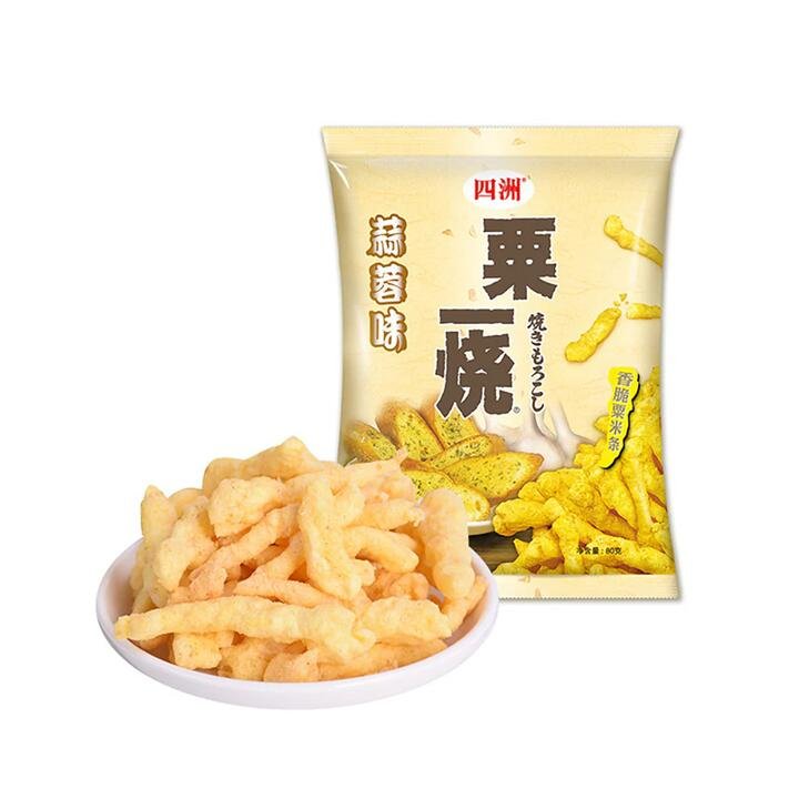 Sichuan Garlic Flavor Corn Chips - 80g