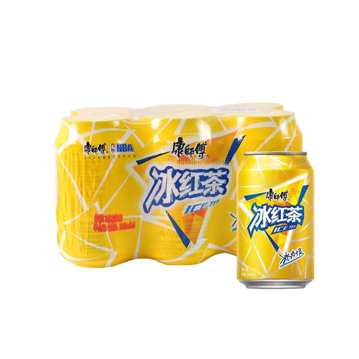 Kang Shifu Iced Black Tea - 310ml x 6 Cans