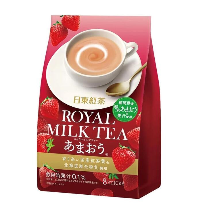 Nittoh Royal Milk Tea Strawberry Flavor - 8 Sticks