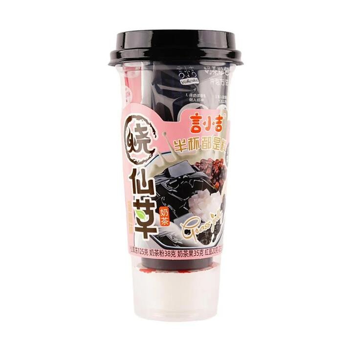 Yanxiaoji Peach Flavor Grass Jelly Milk Tea - 238g