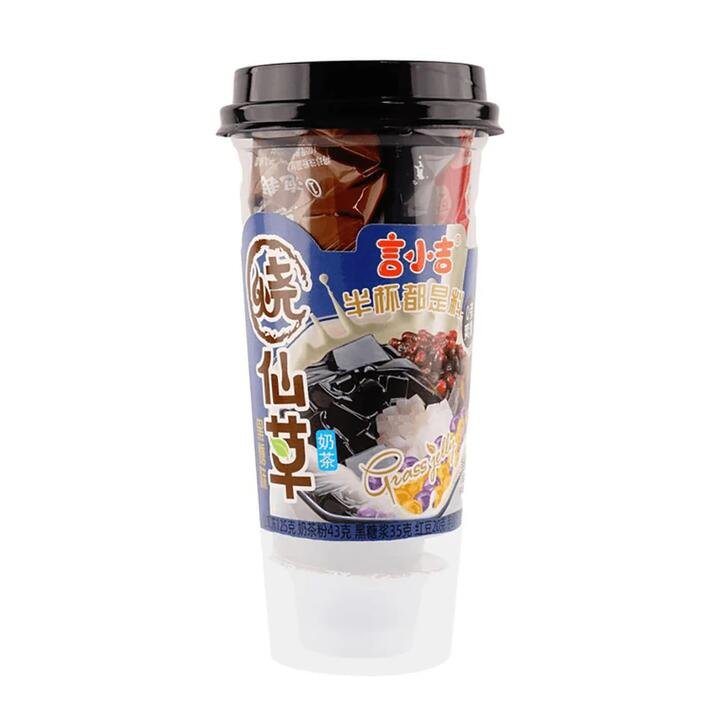 Yanxiaoji Grass Jelly Milk Tea - Brown Sugar Flavor, 238g