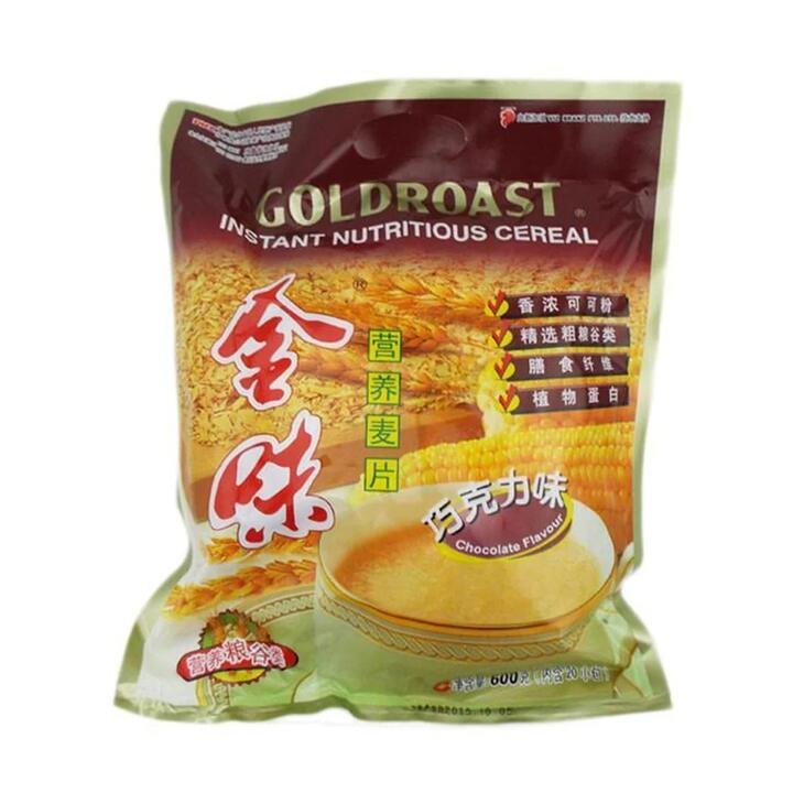 Goldroast Instant Nutritious Cereal – Chocolate Flavor, 600g Gourmet Grocer Goldroast Instant Nutritious Cereal - Chocolate Flavor, 600g