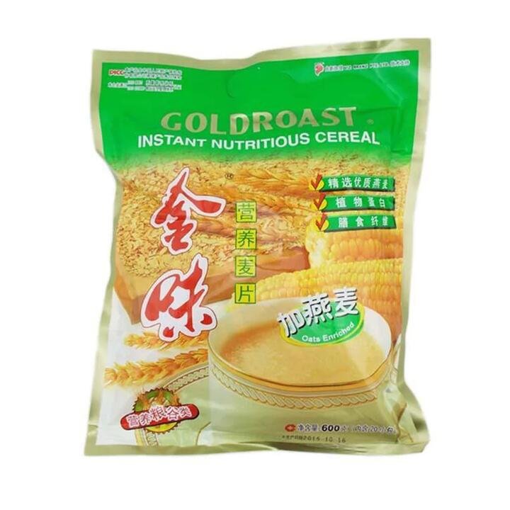 Goldroast Instant Nutritious Cereal with Oats – 600g Gourmet Grocer Goldroast Instant Nutritious Cereal with Oats - 600g
