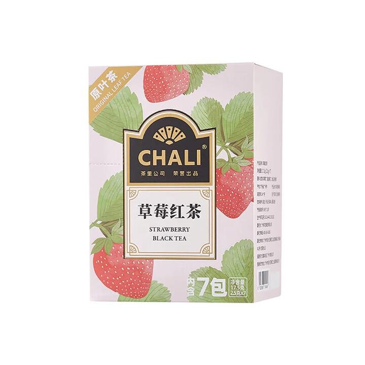 Chali Strawberry Black Tea – 7 Tea Bags Gourmet Grocer Chali Strawberry Black Tea - 7 Tea Bags