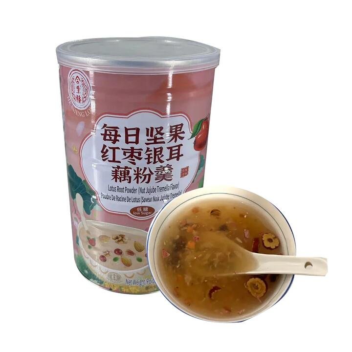Heshenglong Daily Nut Jujube Tremella Lotus Root Soup - Low Sugar, 500g