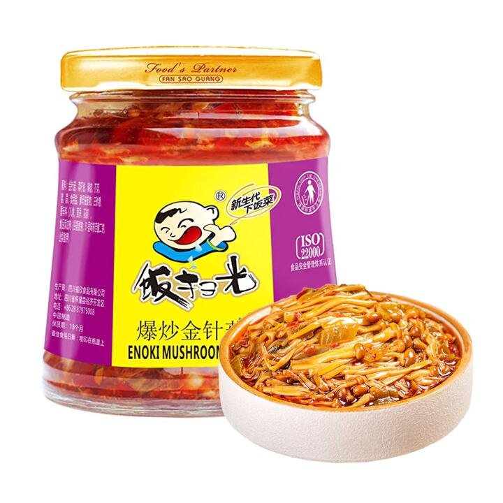 Fan Sao Guang Stir-Fried Enoki Mushrooms - 280g