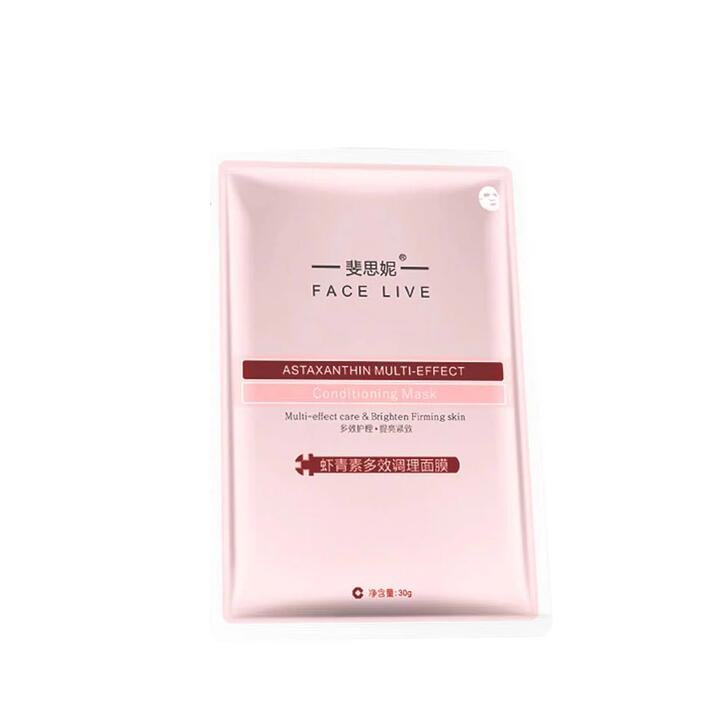 Face Live Astaxanthin Multi-Effect Conditioning Mask - Single Sheet
