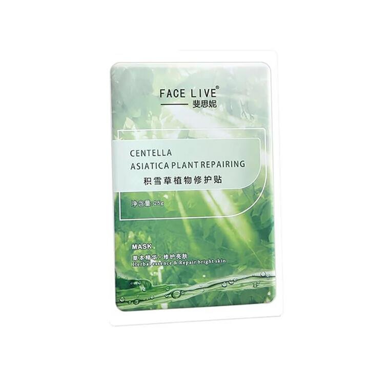 Face Live Centella Asiatica Plant Repairing Mask - Single Sheet