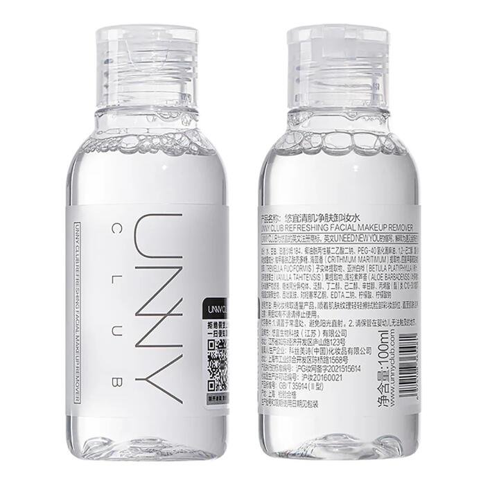Unny Club Refreshing Facial Makeup Remover – 100ml Gourmet Grocer Unny Club Refreshing Facial Makeup Remover - 100ml