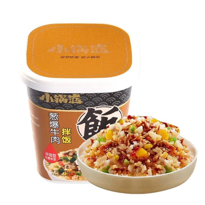 Xiaoguofan Instant Rice Meal Sauteed Sliced Beef with Scallion Flavor – 144g Gourmet Grocer Xiaoguofan Instant Rice Meal Sauteed Sliced Beef with Scallion Flavor - 144g