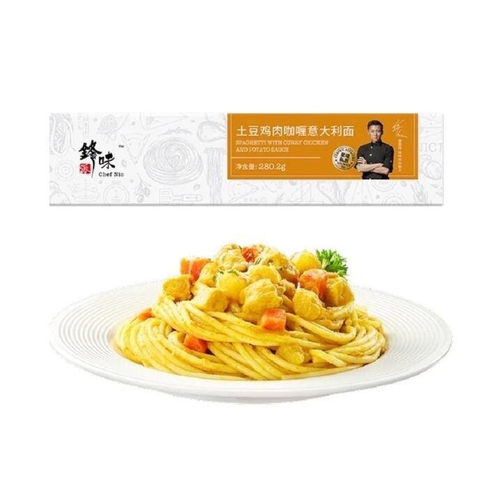 Chef Nic Spaghetti with Curry Chicken and Potato Sauce - 280.2g