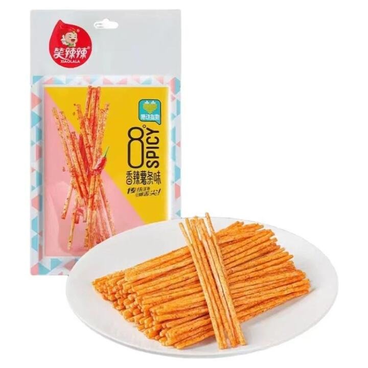 Xiaolala Spicy Potato Stick Flavor Seasoned Snack – 60g Gourmet Grocer Xiaolala Spicy Potato Stick Flavor Seasoned Snack - 60g