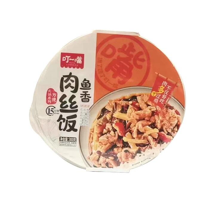 Ding Yi Zui Instant Rice with Shredded Pork in Fish-Flavored Sauce - 300g