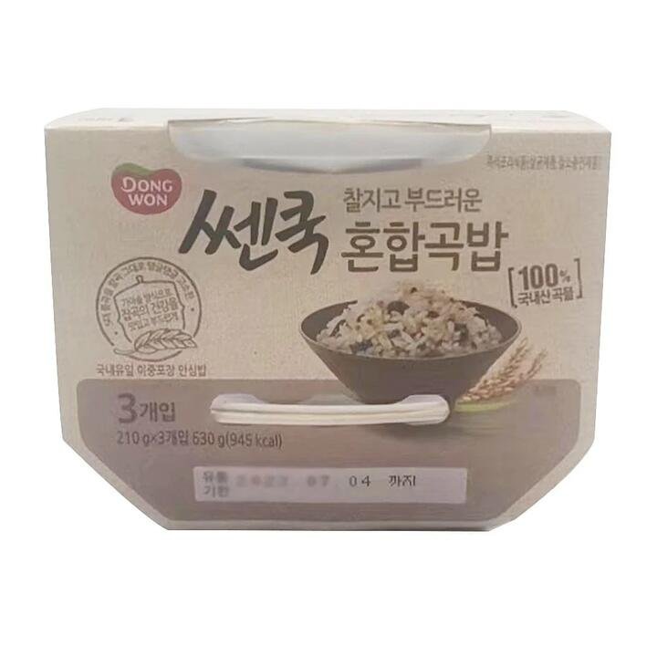 Dongwon Cooked Multigrain Rice - 210g x 3pcs