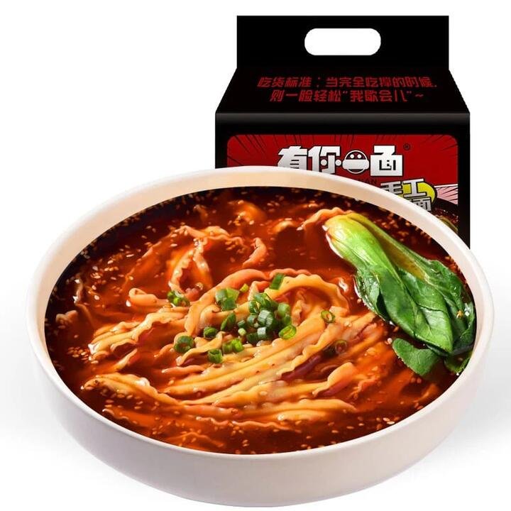 You Ni Yi Mian Spicy Red Oil Noodles - 141g x 4 Packs