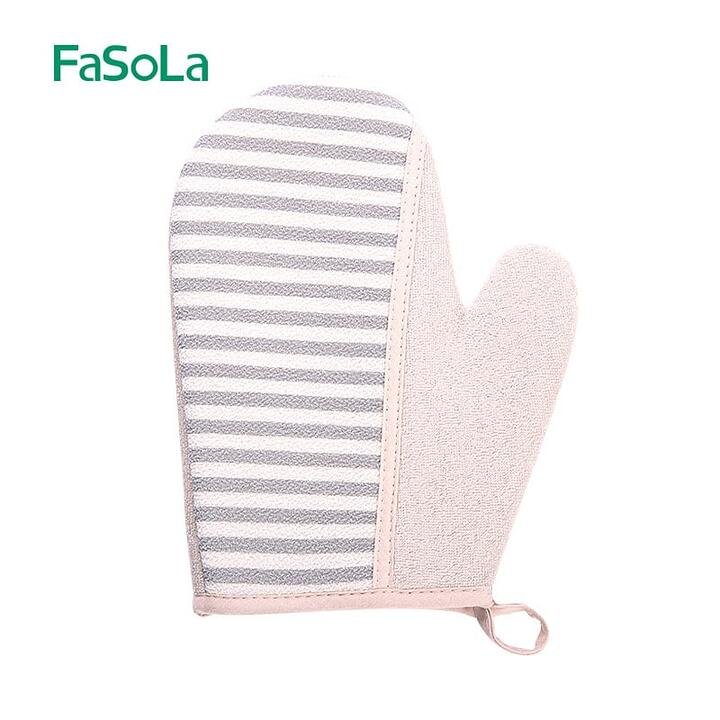 FaSoLa Dual-Effect Bath Glove – Pink, 21×16.5cm Gourmet Grocer FaSoLa Dual-Effect Bath Glove - Pink, 21x16.5cm