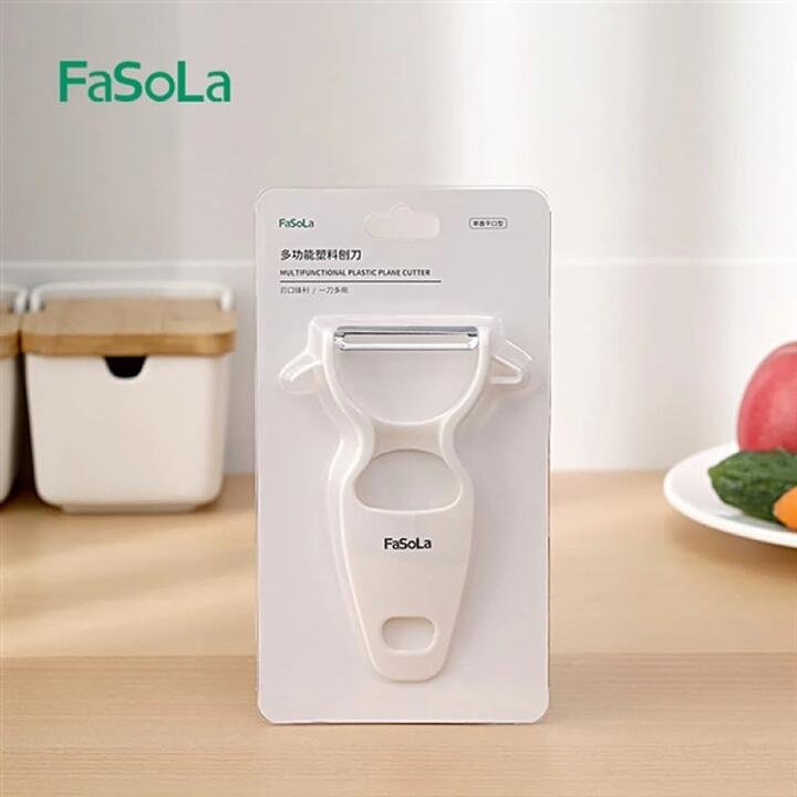 FaSoLa Multifunctional Plastic Peeler - White
