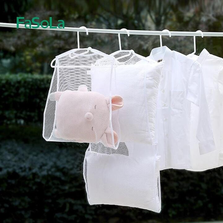 FaSoLa Single-Layer Pillow Drying Net – White, 55x47cm Gourmet Grocer FaSoLa Single-Layer Pillow Drying Net - White, 55x47cm