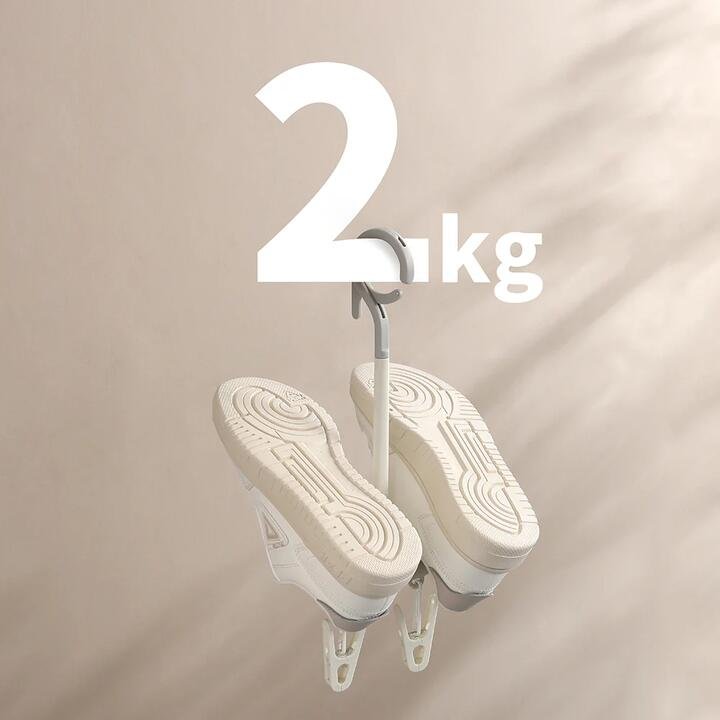 Fasola Rotating Shoe Drying Rack – White Gourmet Grocer Fasola Rotating Shoe Drying Rack - White