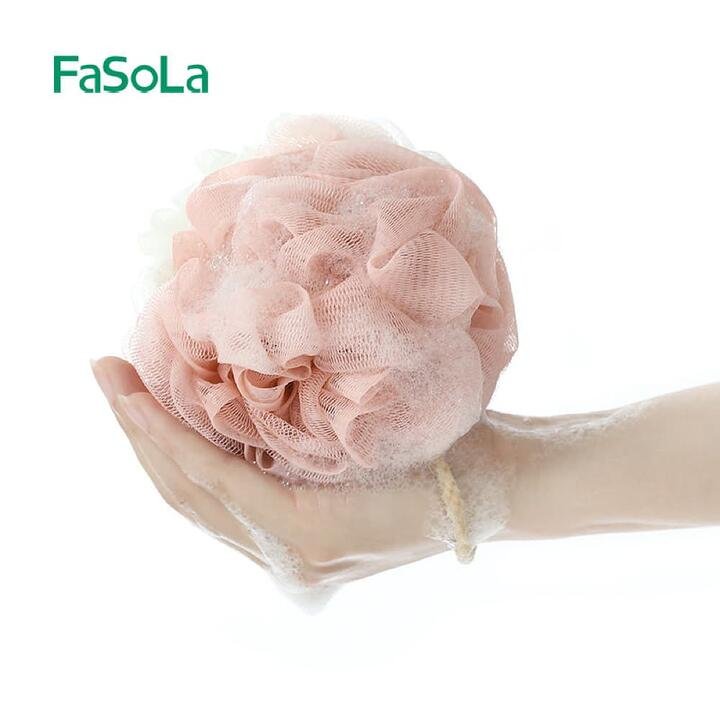FaSoLa Bath Sponge – Rice Pink Gourmet Grocer FaSoLa Bath Sponge - Rice Pink