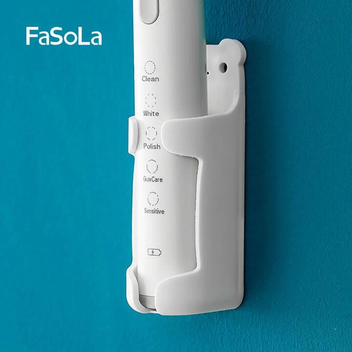FaSoLa Electric Toothbrush Holder – White, 3.5*3.5*10cm Gourmet Grocer FaSoLa Electric Toothbrush Holder - White, 3.5*3.5*10cm