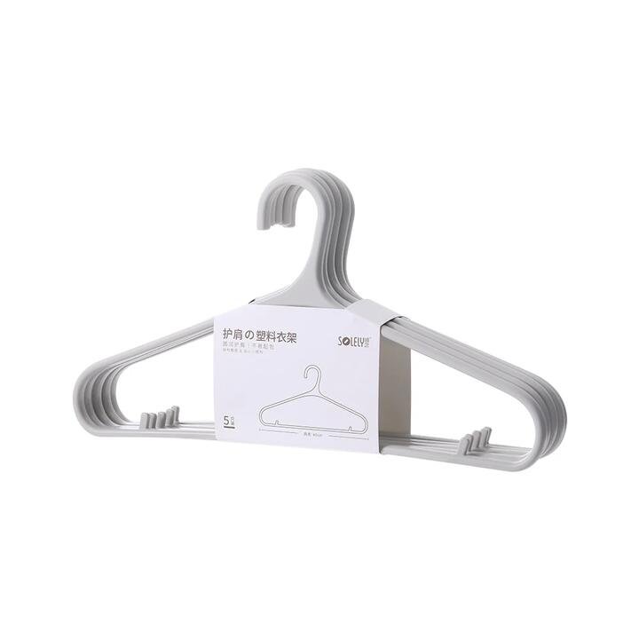 FaSoLa Japanese Minimalist Hangers – 5 Pieces Gourmet Grocer FaSoLa Japanese Minimalist Hangers - 5 Pieces