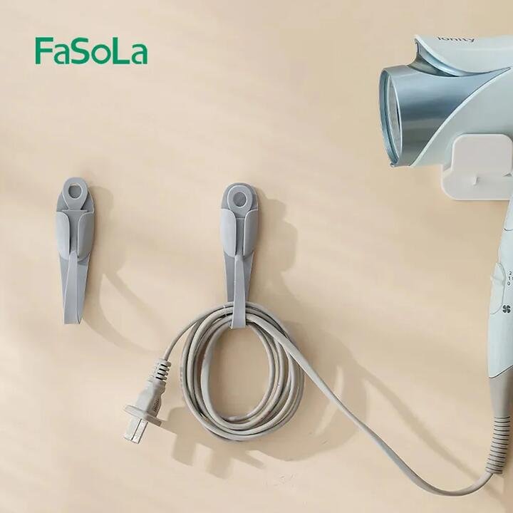 FaSoLa Multi-Functional Silicone Cable Organizer – Gray Gourmet Grocer FaSoLa Multi-Functional Silicone Cable Organizer - Gray