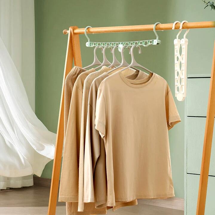 FaSoLa Foldable Clothes Hanger – Green Gourmet Grocer FaSoLa Foldable Clothes Hanger - Green