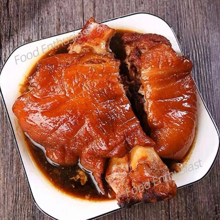 Ding Ge Private Kitchen Braised Tiger Skin Pork Knuckle (with Sauce) - Fresh Lock Box - 1.25L