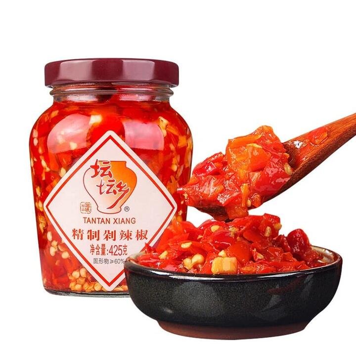 Tantan Xiang Premium Chopped Chili - 425g