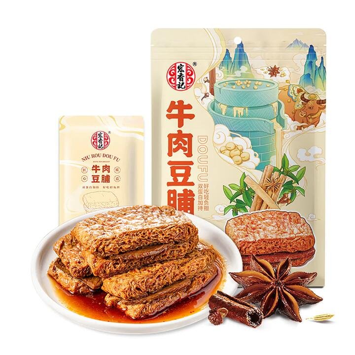 Hong Xiang Ji Five-Spice Beef Tofu - 128g