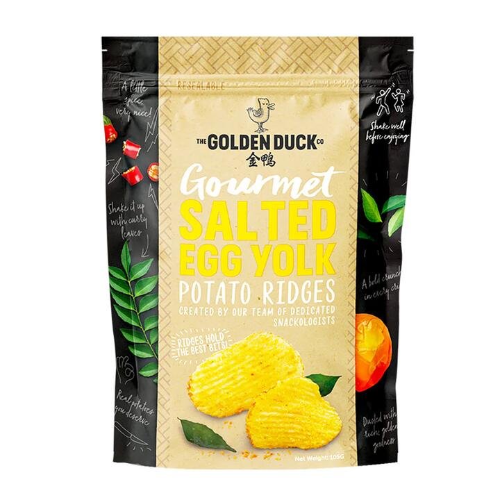 The Golden Duck Salted Egg Yolk Potato Ridges - 105g