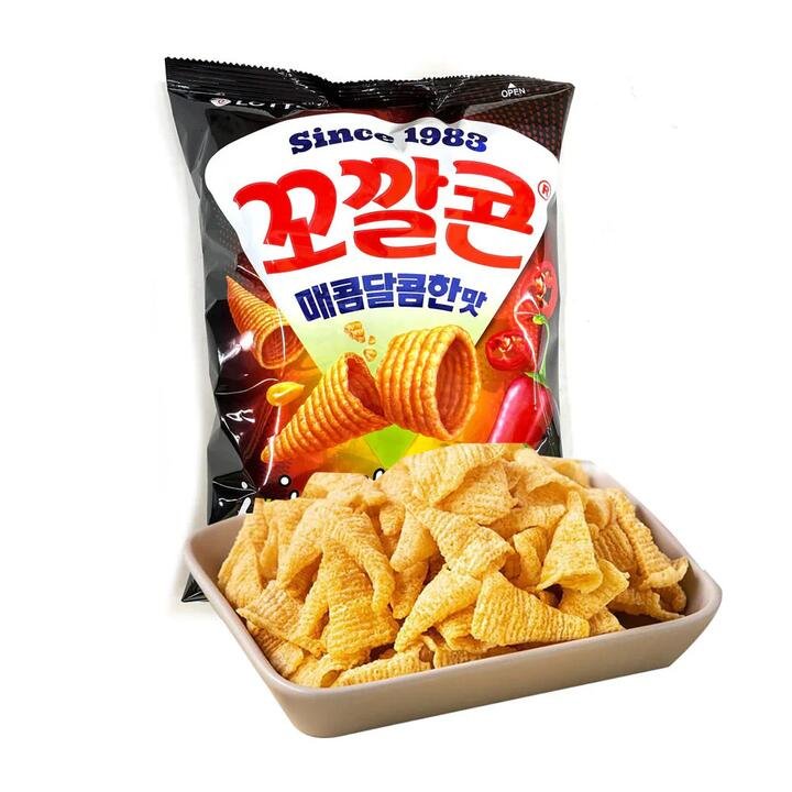 Lotte Sweet and Spicy Corn Snack - 134g