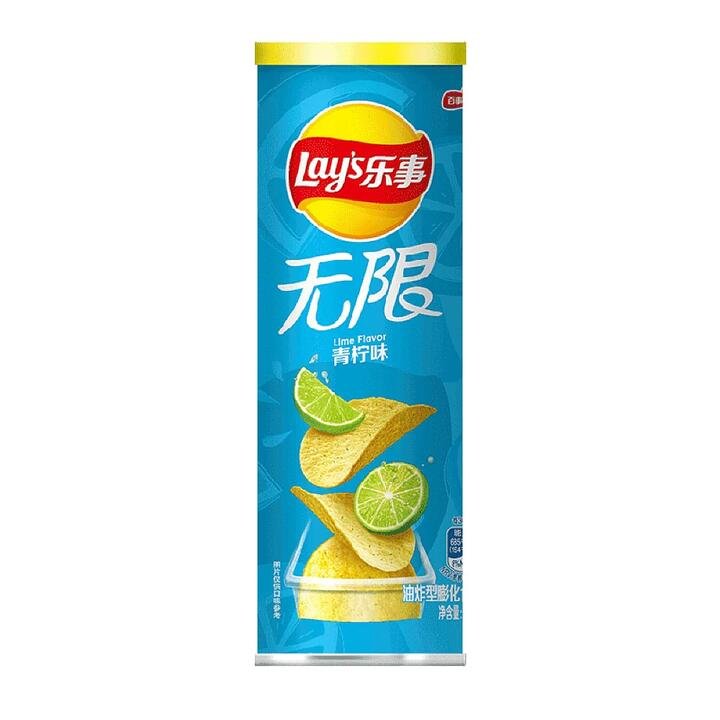 Lay's Infinite Lime Flavor Potato Chips - 104g
