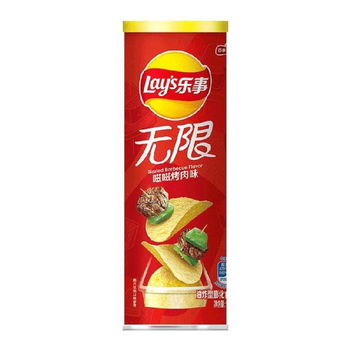 Lay's Infinite Garden Series Potato Chips - Sizzled Barbecue Flavor - 104g