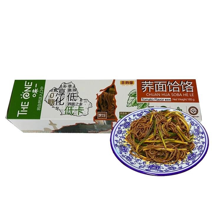 Wei-I Buckwheat Soba Noodles - Tomato Flavor, 185g