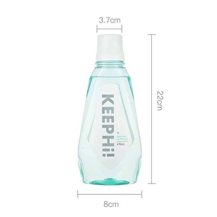 Lifease Fresh Breath Mouthwash - Cool Mint, 470ml