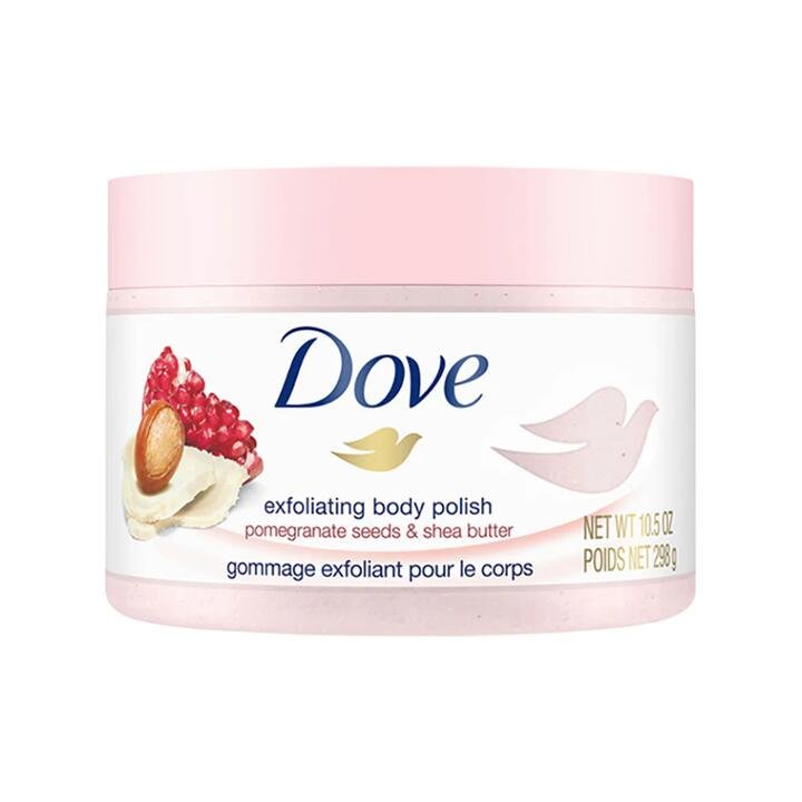 Dove Exfoliating Body Polish with Pomegranate Seeds & Shea Butter - 298ml